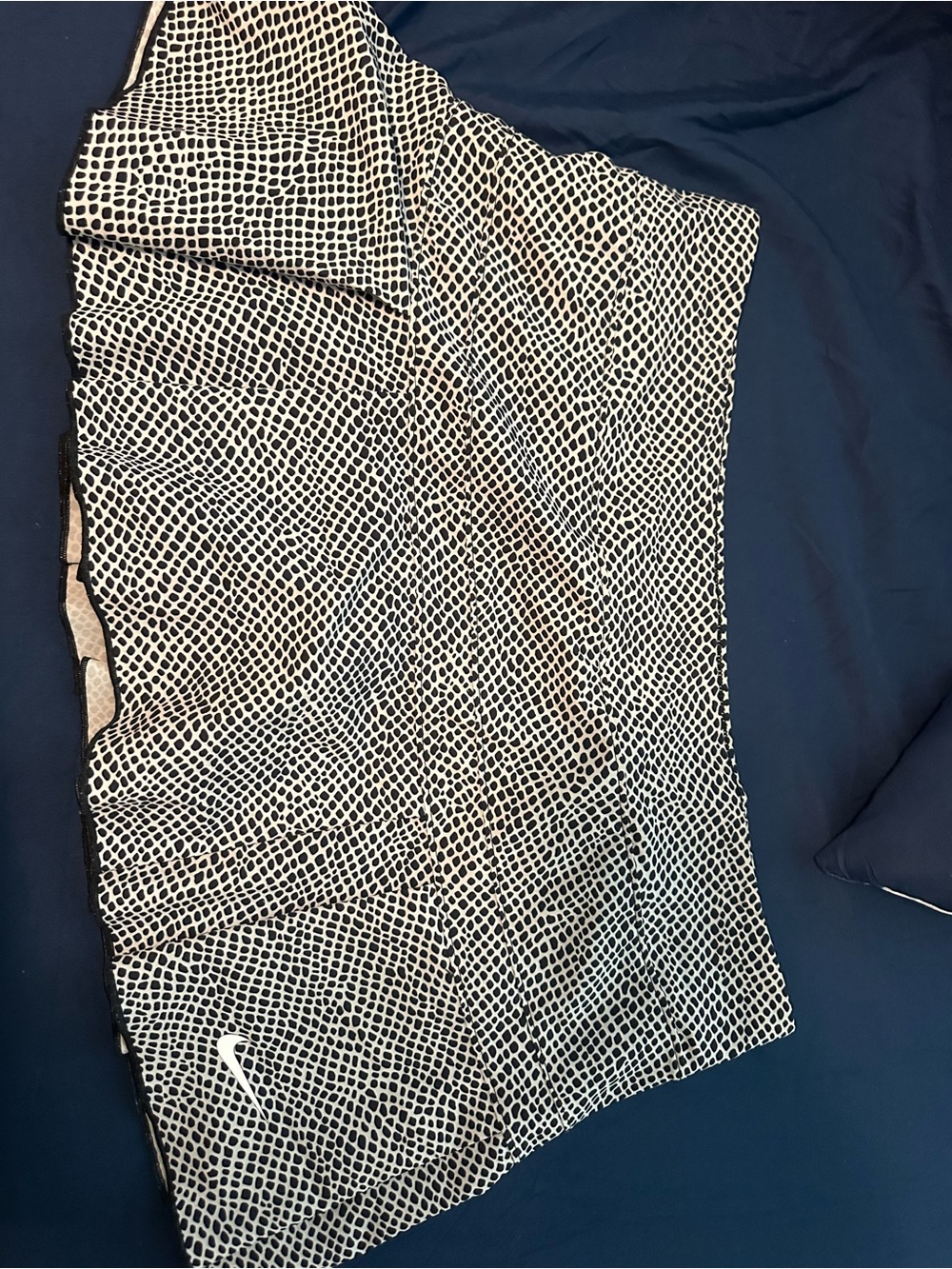 Nike Black and White Patterned Women’s Tennis Skirt
